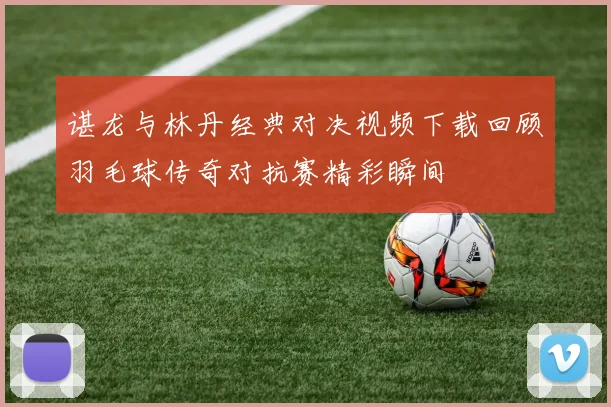 谌龙与林丹经典对决视频下载回顾羽毛球传奇对抗赛精彩瞬间
